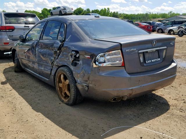 19UUA66286A042110 - 2006 ACURA 3.2TL GRAY photo 3