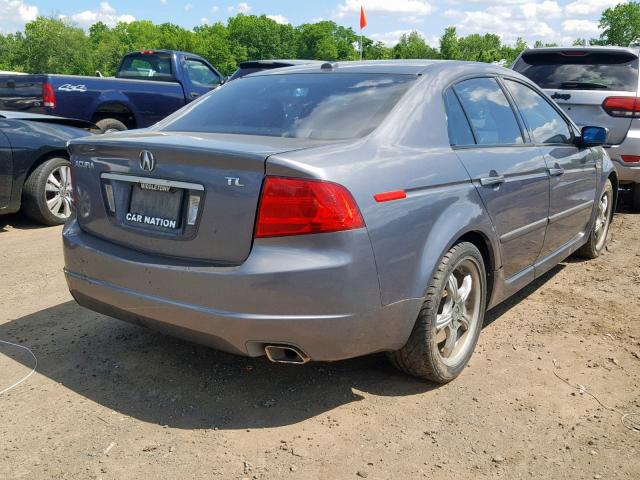 19UUA66286A042110 - 2006 ACURA 3.2TL GRAY photo 4