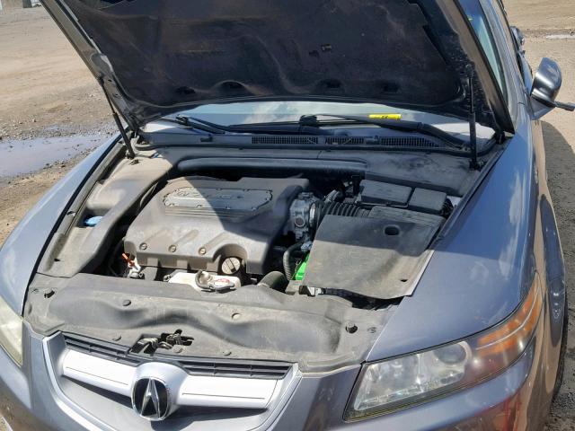 19UUA66286A042110 - 2006 ACURA 3.2TL GRAY photo 7