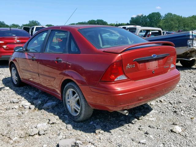 1FAFP34353W321888 - 2003 FORD FOCUS SE C RED photo 3