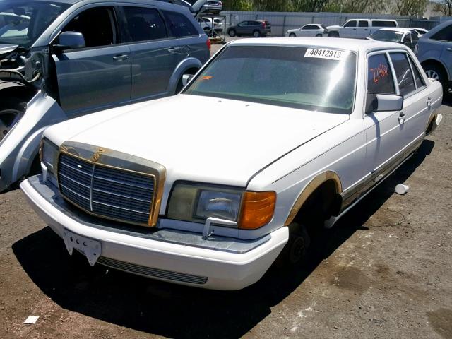 WDBCA39DXJA389161 - 1988 MERCEDES-BENZ 560 SEL WHITE photo 2