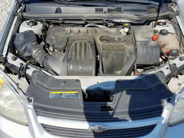 1G1AL58F477287628 - 2007 CHEVROLET COBALT LT SILVER photo 7