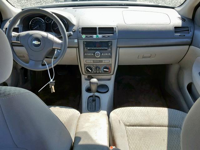 1G1AL58F477287628 - 2007 CHEVROLET COBALT LT SILVER photo 9