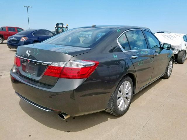 1HGCR2F85DA269611 - 2013 HONDA ACCORD EXL GREEN photo 4