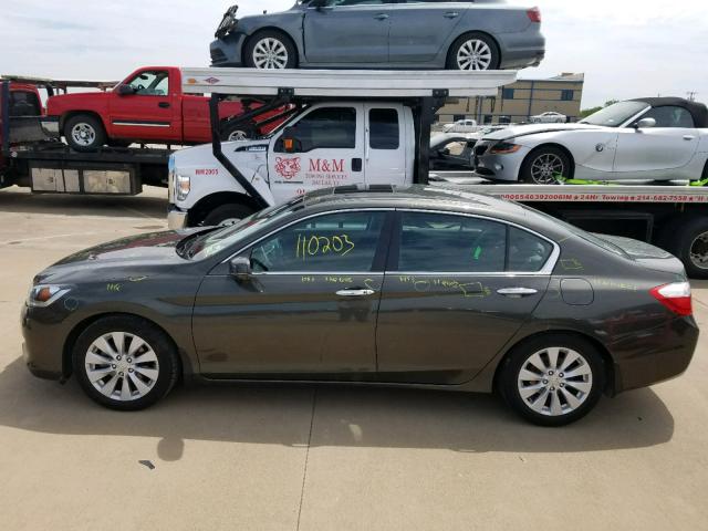 1HGCR2F85DA269611 - 2013 HONDA ACCORD EXL GREEN photo 9