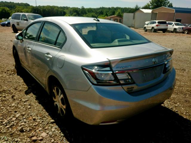 19XFB4F32FE002393 - 2015 HONDA CIVIC HYBR SILVER photo 3