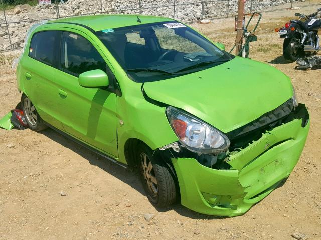 ML32A3HJ5EH003329 - 2014 MITSUBISHI MIRAGE DE GREEN photo 1