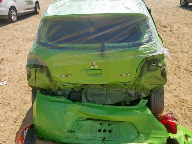 ML32A3HJ5EH003329 - 2014 MITSUBISHI MIRAGE DE GREEN photo 9