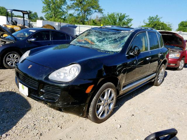 WP1AB29P06LA64958 - 2006 PORSCHE CAYENNE S BLACK photo 2