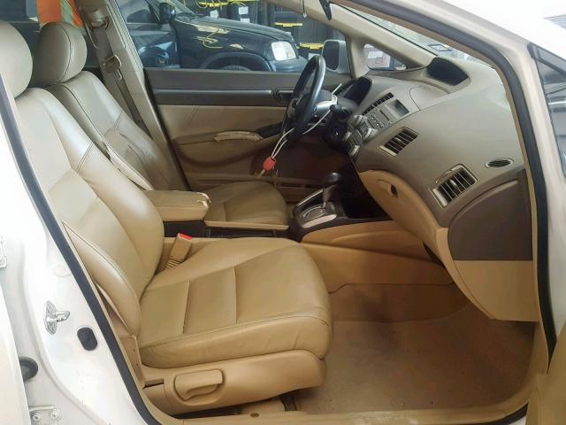 2HGFA16998H349704 - 2008 HONDA CIVIC EXL 白色 照片 5