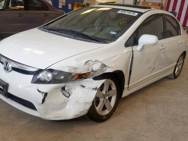 2HGFA16998H349704 - 2008 HONDA CIVIC EXL 白色 照片 9