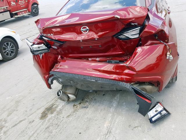 1N4BL4CV2KC199199 - 2019 NISSAN ALTIMA SR RED photo 9