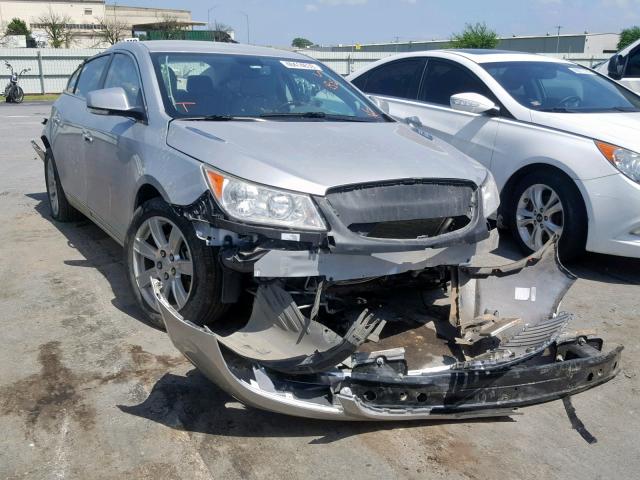 1G4GD5EG7AF240386 - 2010 BUICK LACROSSE C SILVER photo 1