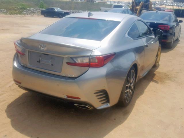 JTHHA5BC6J5008384 - 2018 LEXUS RC 300 GRAY photo 4