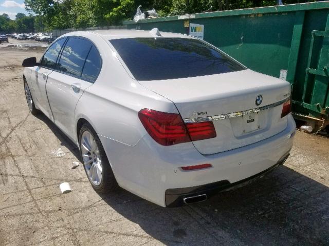 WBAYF8C52FD654097 - 2015 BMW 750 LXI WHITE photo 3