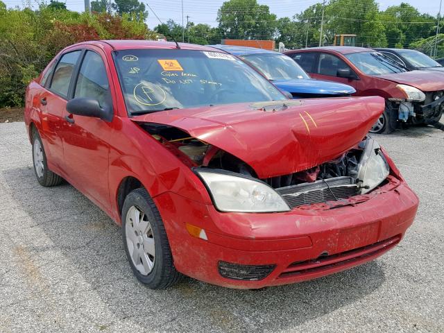 1FAFP34N97W165913 - 2007 FORD FOCUS ZX4 RED photo 1