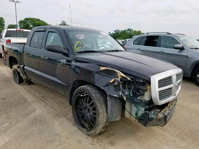 1D7HE48N35S126415 - 2005 DODGE DAKOTA QUA BLACK photo 1