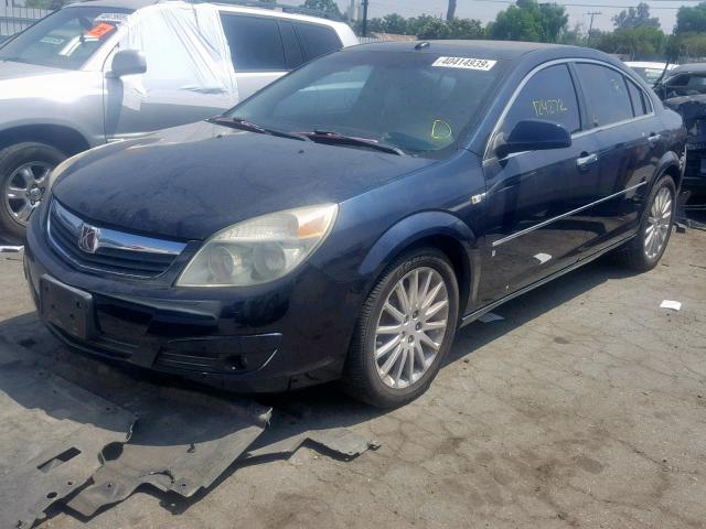 1G8ZV57767F200181 - 2007 SATURN AURA XR BLUE photo 2