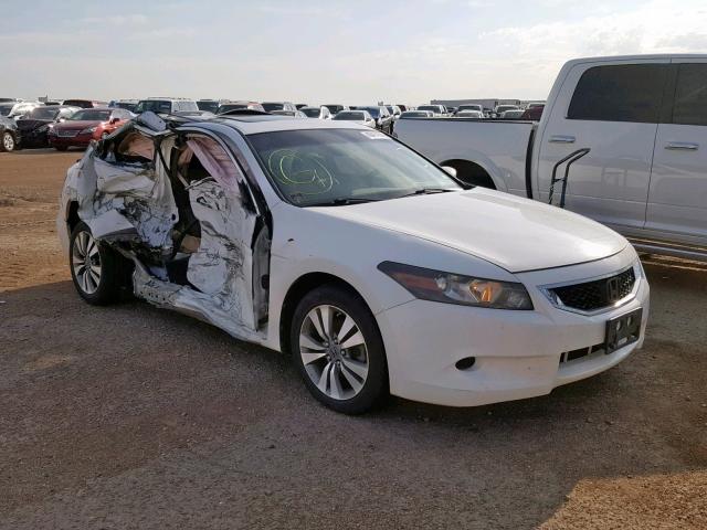 1HGCS12838A029435 - 2008 HONDA ACCORD EXL WHITE photo 1