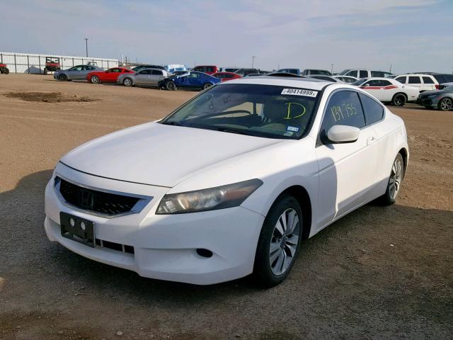 1HGCS12838A029435 - 2008 HONDA ACCORD EXL WHITE photo 2