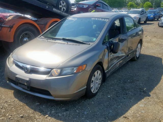 2HGFA16307H026958 - 2007 HONDA CIVIC DX TAN photo 2