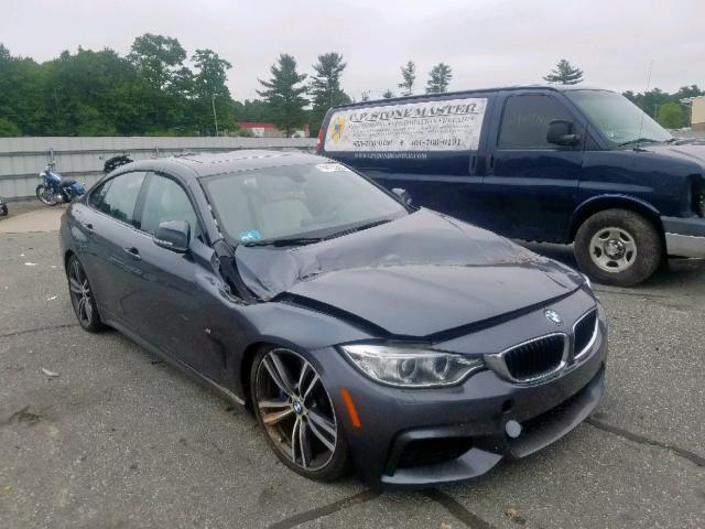 WBA4B3C5XFD670139 - 2015 BMW 435 XI GRAY photo 1