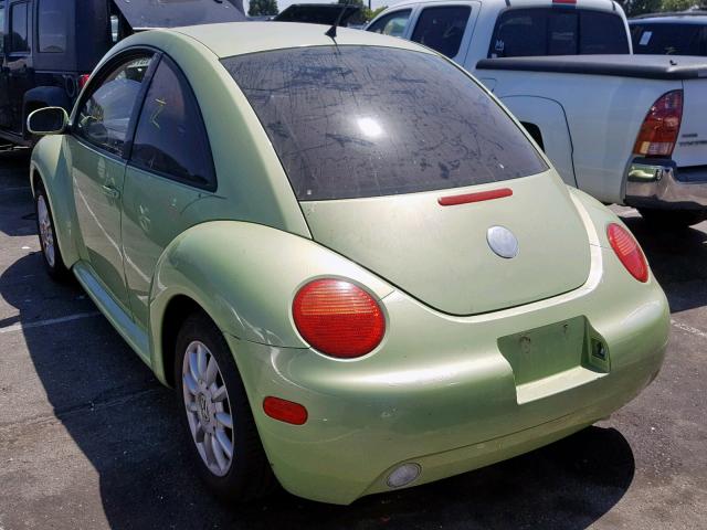 3VWCK31CX5M417337 - 2005 VOLKSWAGEN NEW BEETLE მწვანე ფოტო 3