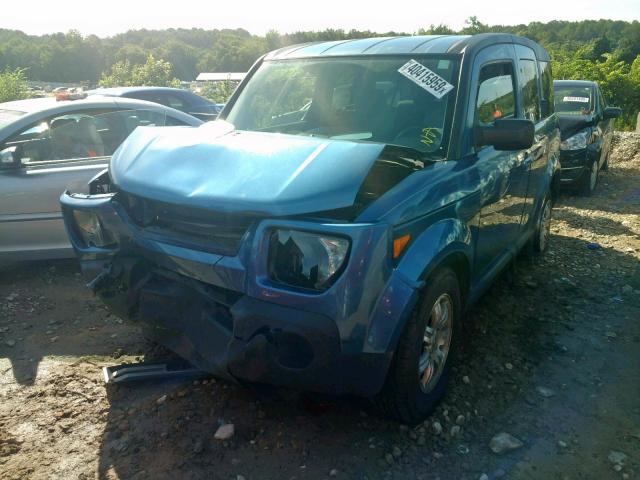 5J6YH28718L013272 - 2008 HONDA ELEMENT EX BLUE photo 2