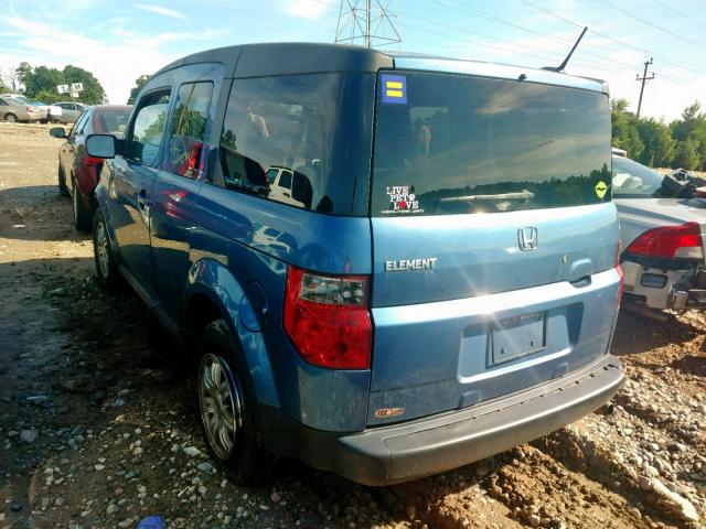 5J6YH28718L013272 - 2008 HONDA ELEMENT EX BLUE photo 3