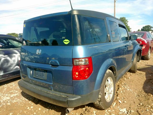 5J6YH28718L013272 - 2008 HONDA ELEMENT EX BLUE photo 4