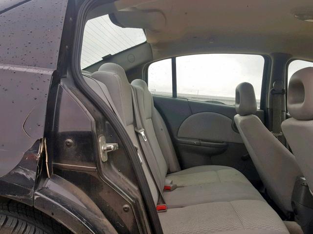 1G8AJ55F47Z166128 - 2007 SATURN ION LEVEL BLACK photo 6