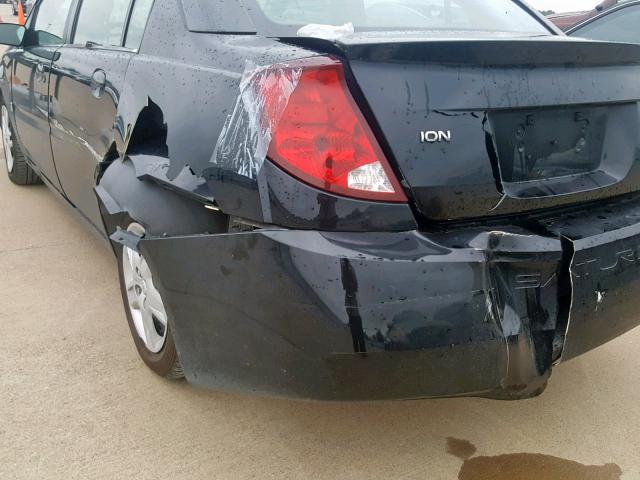 1G8AJ55F47Z166128 - 2007 SATURN ION LEVEL BLACK photo 9