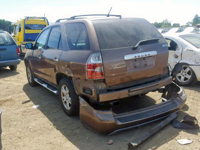 2HNYD18914H516931 - 2004 ACURA MDX TOURIN BROWN photo 3