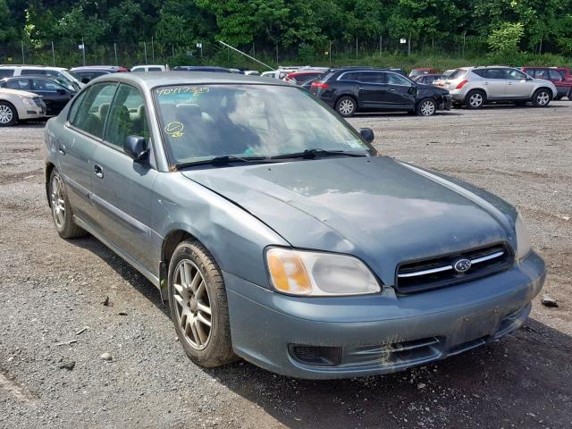 4S3BE635517202782 - 2001 SUBARU LEGACY L GREEN photo 1