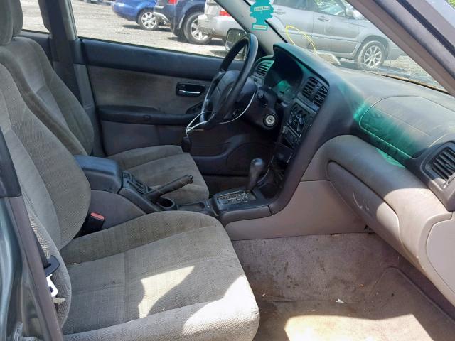 4S3BE635517202782 - 2001 SUBARU LEGACY L GREEN photo 5