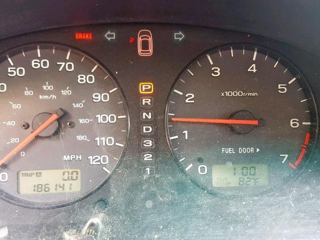 4S3BE635517202782 - 2001 SUBARU LEGACY L GREEN photo 8