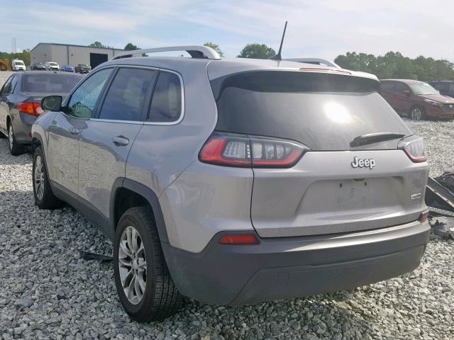 1C4PJLLB1KD202495 - 2019 JEEP CHEROKEE L SILVER photo 3