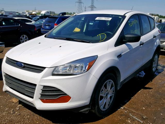 1FMCU0F78GUB55058 - 2016 FORD ESCAPE S WHITE photo 2