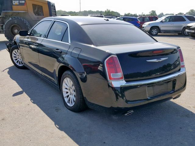 2C3CCAAG1DH557883 - 2013 CHRYSLER 300 BLACK photo 3