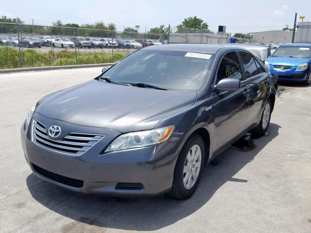 4T1BB46K88U058831 - 2008 TOYOTA CAMRY HYBR GRAY photo 2