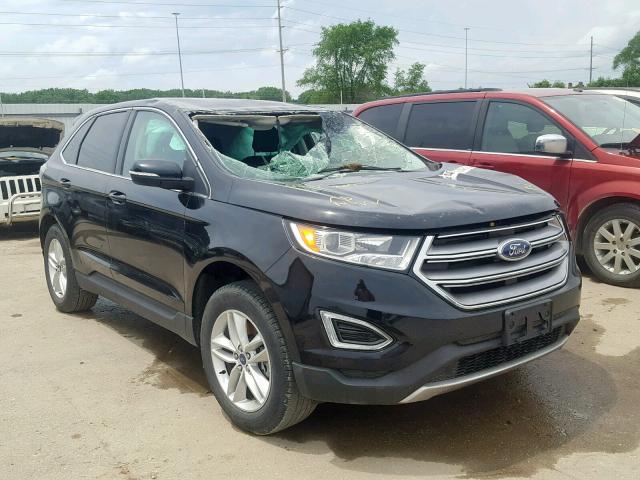 2FMPK4J93GBB82410 - 2016 FORD EDGE SEL BLACK photo 1