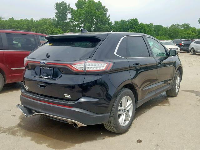 2FMPK4J93GBB82410 - 2016 FORD EDGE SEL BLACK photo 4