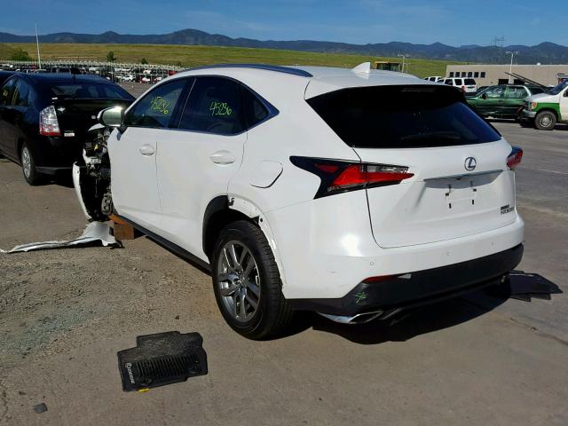 JTJBARBZ5G2067761 - 2016 LEXUS NX 200T WHITE photo 3