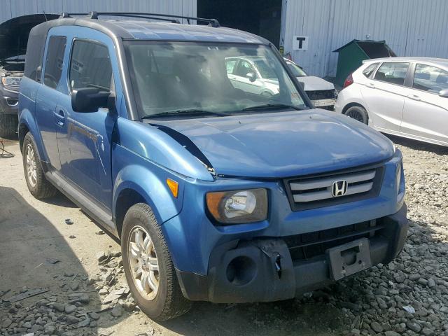 5J6YH28758L004719 - 2008 HONDA ELEMENT EX BLUE photo 1