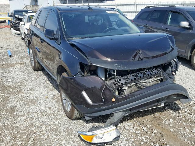 2FMDK3JC0DBC33088 - 2013 FORD EDGE SEL BLACK photo 1