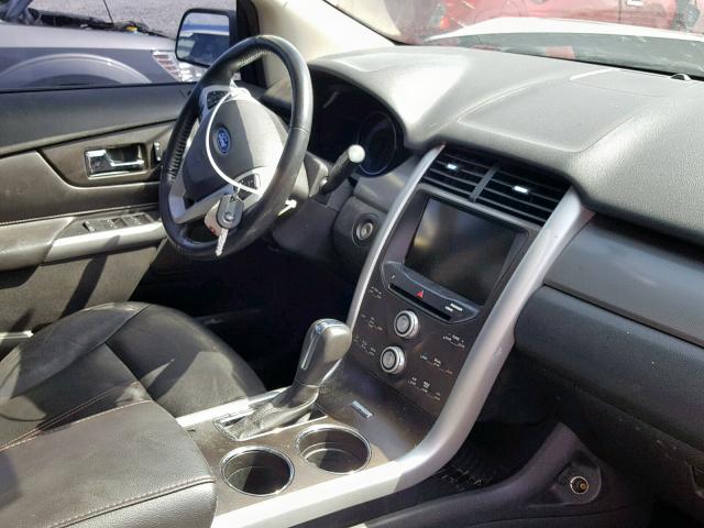 2FMDK3JC0DBC33088 - 2013 FORD EDGE SEL BLACK photo 9