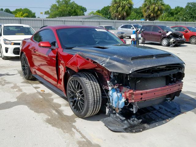 1FA6P8CF9G5272392 - 2016 FORD MUSTANG GT RED photo 1