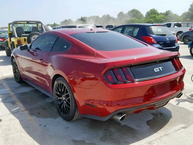 1FA6P8CF9G5272392 - 2016 FORD MUSTANG GT RED photo 3