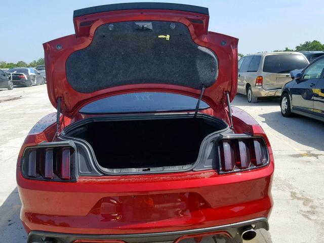 1FA6P8CF9G5272392 - 2016 FORD MUSTANG GT RED photo 9