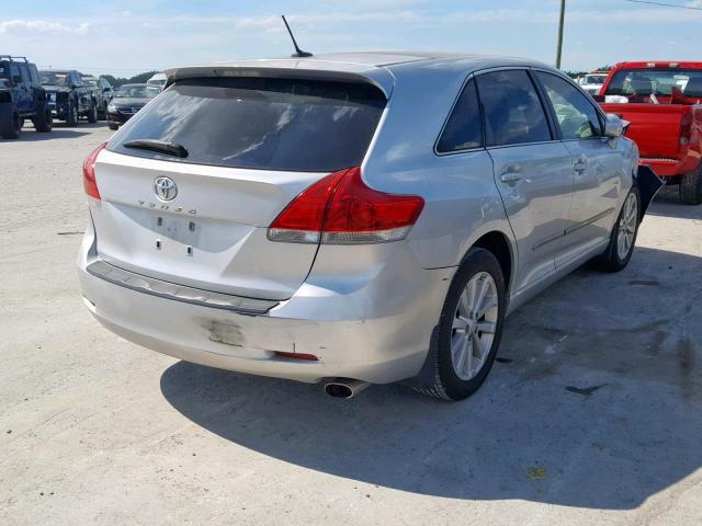 4T3ZA3BB9AU030891 - 2010 TOYOTA VENZA SILVER photo 4